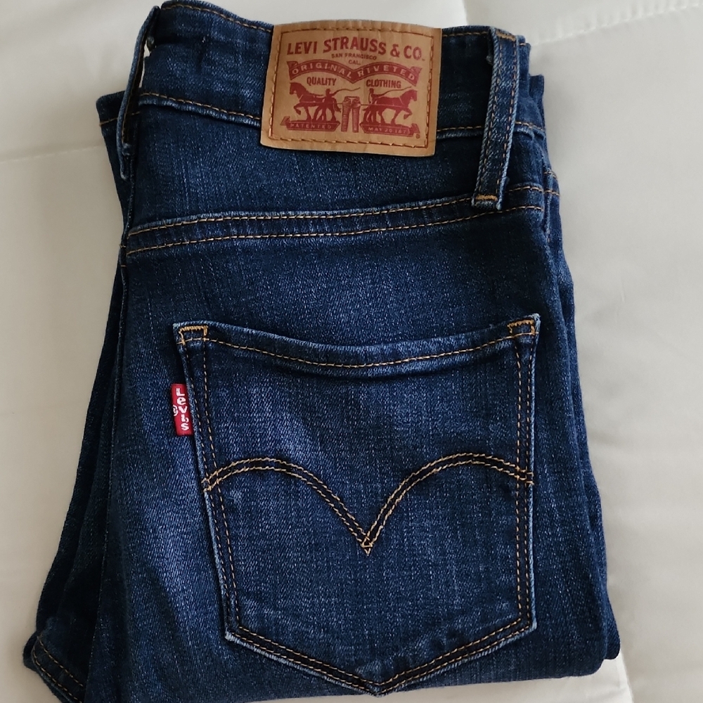 Levi's Dark Blue Denim Jeans